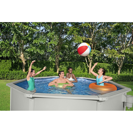 Бассейн каркасный Bestway Hydrium 56574 (360х120 см) серый