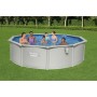 Бассейн с жесткими стенками Bestway Hydrium 56384 (460x120 см) серый