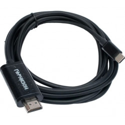 Переходник USB Type С - HDMI Гарнизон GCC-A-CM-HDMI-1.8M черный