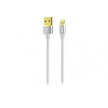 Кабель Lightning 8-pin - USB 2.0 Type-A Olmio Deluxe (38849) 1 м белый