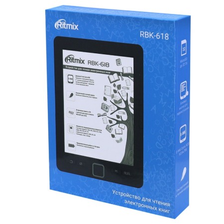 6" Электронная книга Ritmix RBK-618 черный
