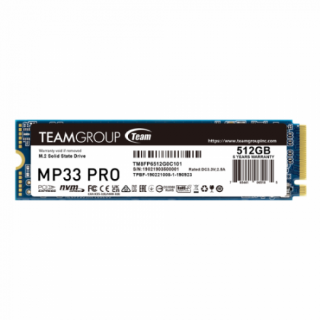 512 ГБ SSD диск Team Group MP33 PRO (TM8FPD512G0C101) синий