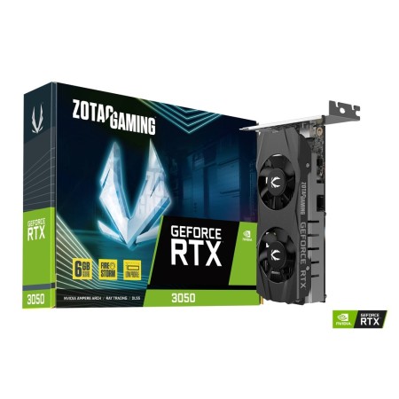 Видеокарта ZOTAC GeForce RTX 3050 LP (ZT-A30510L-10L) 6 Гб черный