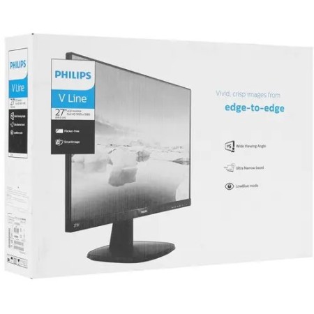 27" Монитор Philips 273V7QDSB/01 черный