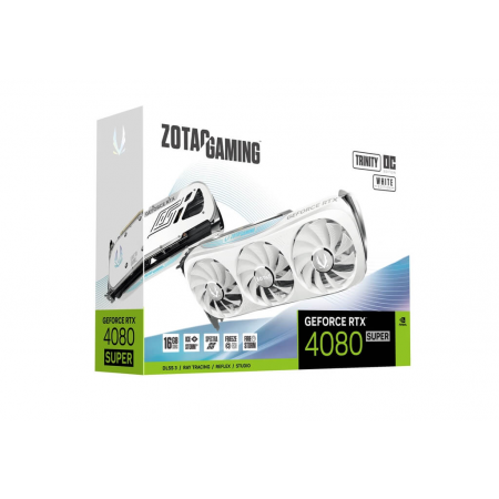 Видеокарта ZOTAC GeForce RTX 4080 SUPER Trinity OC White Edition (ZT-D40820Q-10P) белый