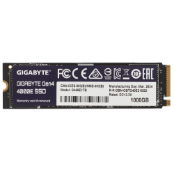 1 ТБ SSD диск Gigabyte Gen4 4000E (G440E1TB) синий