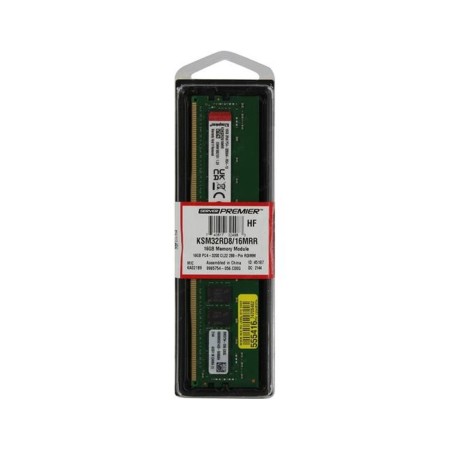 Оперативная память Kingston Server Premier (KSM32RD8/16MRR) 16 ГБ зеленый