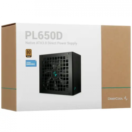 Блок питания Deepcool PL650D (R-PL650D-FC0B-EU) чёрный