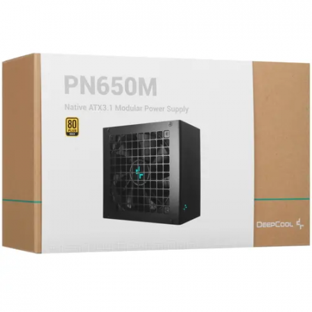 Блок питания DEEPCOOL PN650M (R-PN650M-FC0B-EU) чёрный