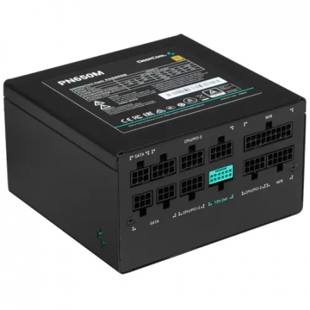 Блок питания DEEPCOOL PN650M (R-PN650M-FC0B-EU) чёрный