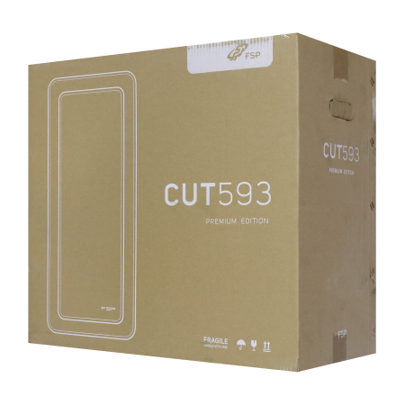 Корпус FSP CUT593 Premium Edition (CUT593P(B)) черный
