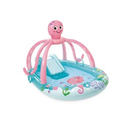 Бассейн надувной детский Intex Friendly Octopus 56138NP (234x183x150 см) многоцветный Бассейн надувной детский Intex Friendly Octopus 56138NP (234x183x150 см) многоцветный