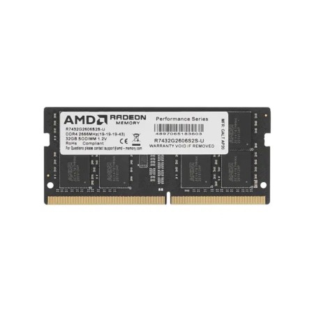 Оперативная память AMD Radeon R7 (R7432G2606S2S-U) 32 ГБ черный