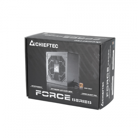 Блок питания Chieftec FORCE 500W (CPS-500S) чёрный