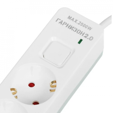 Сетевой фильтр Гарнизон EPS-OP-4-CU2-W-2 белый