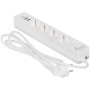 Сетевой фильтр Гарнизон EPS-OP-4-CU2-W-2 белый 2м