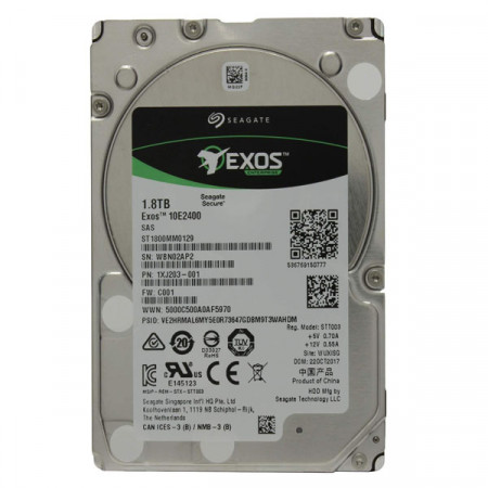 1.8 ТБ Жесткий диск Seagate Exos 10E2400 (ST1800MM0129) серый