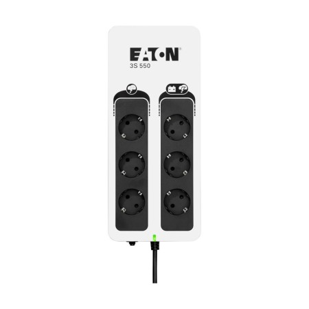 ИБП Eaton 3S 550 DIN (3S550D) черный / белый (С АККУМУЛЯТОРОМ)