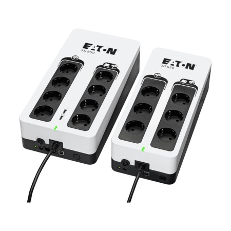 ИБП Eaton 3S 550 DIN (3S550D) черный / белый (С АККУМУЛЯТОРОМ)
