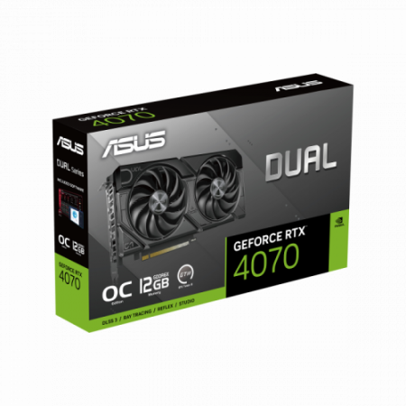 Видеокарта Asus Dual GeForce RTX 4070 SUPER EVO OC (DUAL-RTX4070S-O12G-EVO) черный