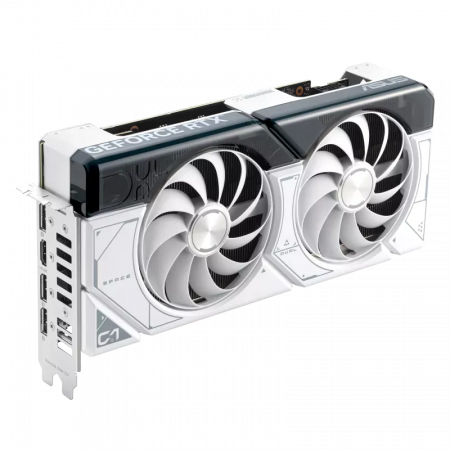 Видеокарта Asus Dual GeForce RTX 4070 SUPER White OC (DUAL-RTX4070S-O12G-WHITE) белый