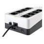 ИБП Eaton 3S 850 DIN (3S850D) черный/белый (С АККУМУЛЯТОРОМ)