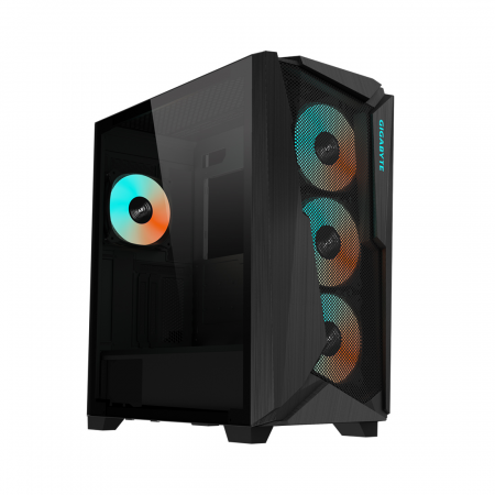 Корпус GIGABYTE C301 GLASS V2 (GB-C301G) черный