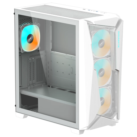 Корпус GIGABYTE C301 GLASS WHITE V2 (C301GW V2) белый