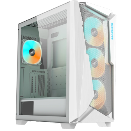 Корпус GIGABYTE C301 GLASS WHITE V2 (C301GW V2) белый