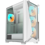 Корпус GIGABYTE C301 GLASS WHITE V2 (C301GW V2) белый