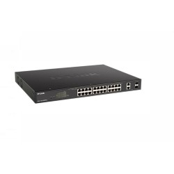 Коммутатор D-Link DGS-1100-26MPPV2/A3A черный