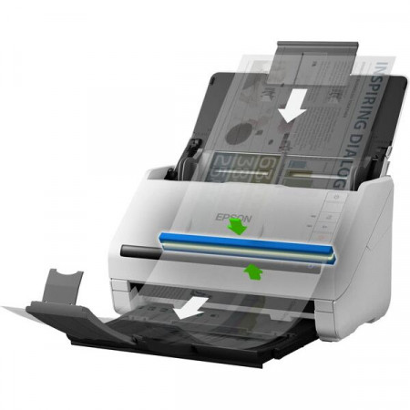 Сканер Epson WorkForce DS-530II (B11B261401) белый