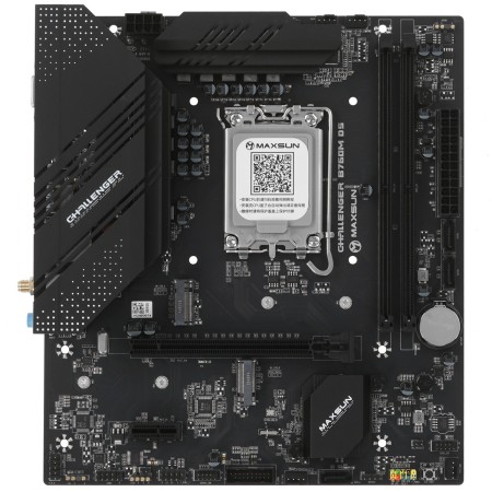 Материнская плата MAXSUN Challenger B760M D5 WIFI (MS-Challenger B760M D5 WIFI) черный