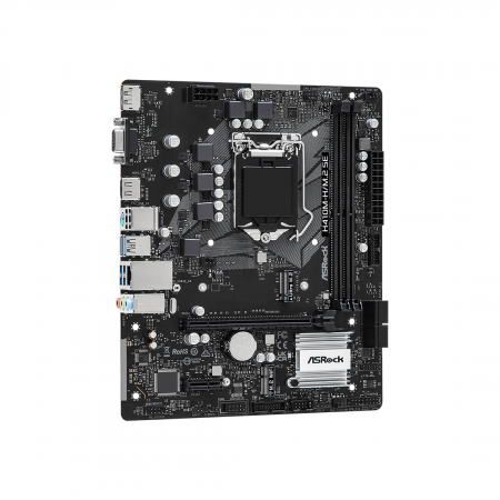 Материнская плата ASRock H410M-H/M.2 SE чёрный