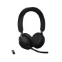 Наушники Jabra Evolve2 65 Link380a MS Stereo Stand (26599-999-989) черный