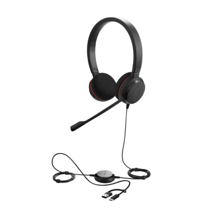 Наушники Jabra EVOLVE 20 Stereo MS (4999-823-169) черный