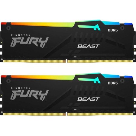 Оперативная память Kingston FURY Beast RGB (AMD) (KF560C30BBEAK2-64) 64 ГБ черный