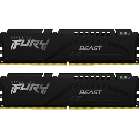 Оперативная память Kingston Fury Beast (KF560C30BBK2-64) 64 ГБ чёрный