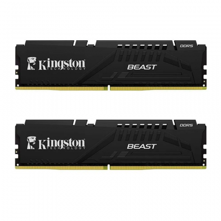 Оперативная память Kingston Fury Beast (AMD) (KF564C32BBEK2-64) 64 ГБ чёрный