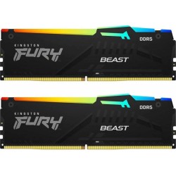 Оперативная память Kingston Fury Beast RGB (AMD) (KF564C32BBEAK2-64) 64 ГБ черный