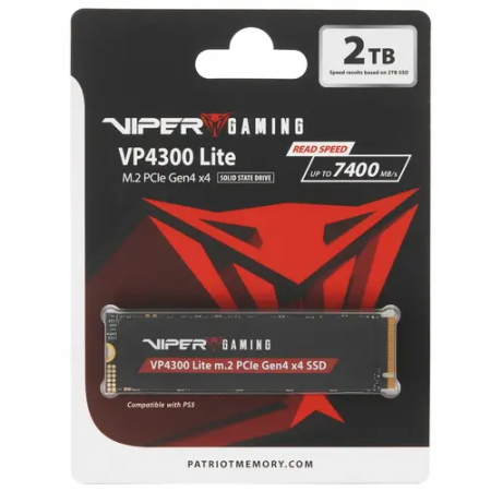 2 ТБ SSD диск Patriot Viper VP4300 Lite (VP4300L2TBM28H) черный