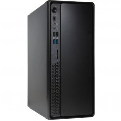 Системный блок Core i3-12100-3.3GHz/H610/RAM 8GB/SSD 512GB/no DVD/300W черный