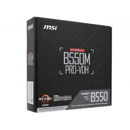 Материнская плата MSI B550M PRO-VDH чёрный