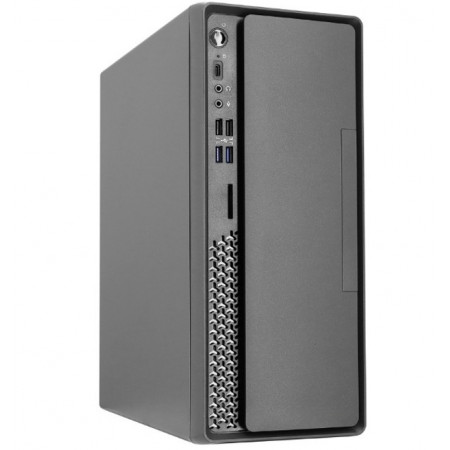 Системный блок Core i3-12100F-3.3GHz/H610/RAM 16GB/SSD 512GB (M.2)/GT1030-2GB/no DVD/300W черный