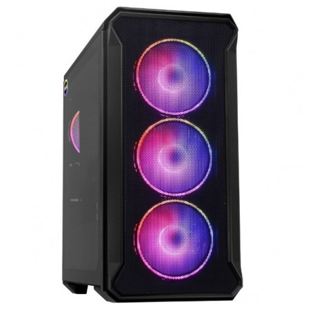 Системный блок Core i7-12700F-2.1GHz/B760/RAM 16GB/SSD 512GB (M.2)/RX 580-8GB/no DVD/700W/ черный