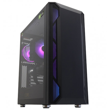 Системный блок Core i7-13700F-2.1GHz/B760/RAM 16GB/SSD 500GB (M.2)/RTX4060-8GB/no DVD/650W/ черный