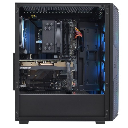 Системный блок Core i7-13700F-2.1GHz/B760/RAM 16GB/SSD 1TB (M.2)/RX 7600 XT-16GB/no DVD/750W черный