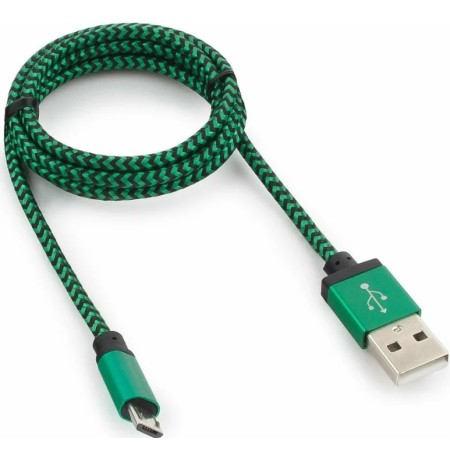 Кабель micro USB - USB 2.0 Type-A Cablexpert CC-mUSB2gn1m 1 м зеленый