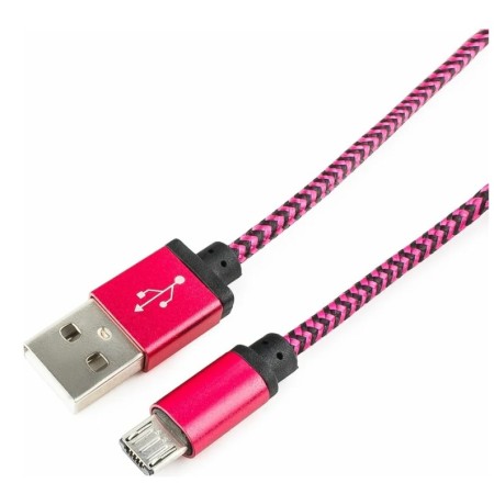 Кабель micro USB - USB 2.0 Type-A Cablexpert CC-mUSB2pe1m 1 м фиолетовый