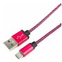 Кабель micro USB - USB 2.0 Type-A Cablexpert CC-mUSB2pe1m 1 м фиолетовый